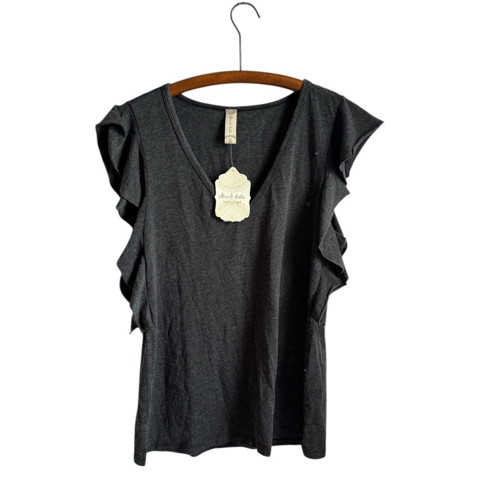 Altar'd State Ruffle sleeve Top Size M NWT